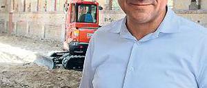 Expandiert: Firmenchef Christoph Miethke in der Reithalle.