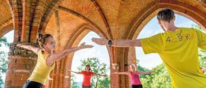 Der Backsteinbau im Babelsberger Park sieht nicht nur schön aus, sondern kann auch ganz funktional genutzt werden.