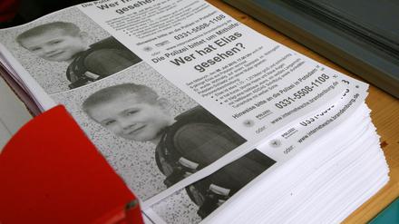 Wo ist Elias? Der sechsjährige Junge aus Potsdam ist seit dem 8. Juli verschwunden.