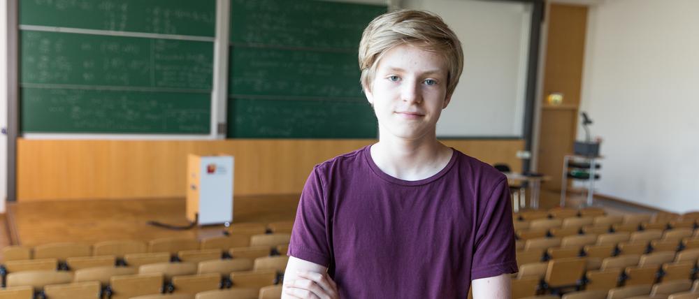 Der 14-jährige Conrad Lempert aus Potsdam hat sein Abi in der Tasche - und beginnt nun ein Informatikstudium.