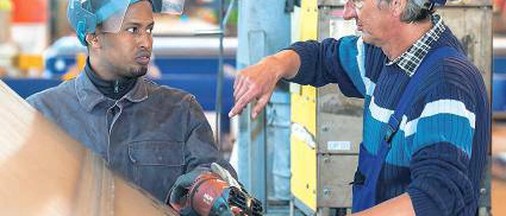 Chance für Flüchtlinge. Gerade im Handwerk bleiben viele Stellen unbesetzt. Asylbewerber könnten diese Lücke füllen. In einigen Regionen wird davon schon Gebrauch gemacht.
