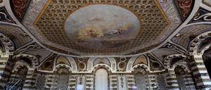 Die Sanierungsarbeiten im Grottensaal im Neuen Palais in Potsdam sind abgeschlossen.