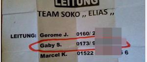 Suche nach Elias: Dieser Zettel der selbsternannten Einsatzleitung sorgte für Verwirrung.