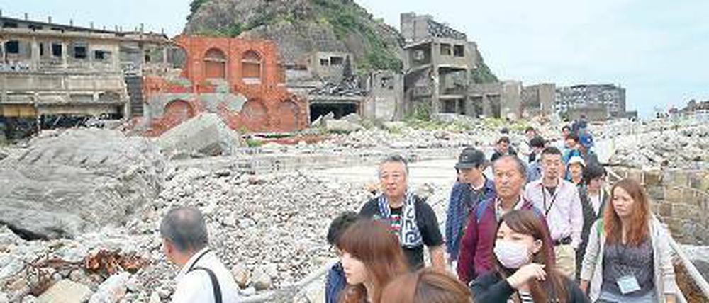 Gekürt. „Battleship Island“, ein Kohle-Komplex auf der japanischen Insel Kyushu. Südkorea protestierte gegen die Anerkennung, dort arbeiteten Kriegsgefangene.