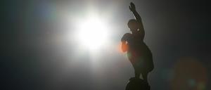 Die Sonne verschont Potsdam nicht.