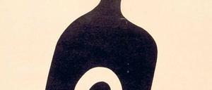 Alles dreht sich um das Eine. Nabelflasche von Hans Arp von 1923 aus der Serie seiner „Arpaden“.