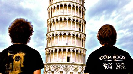 Nicht ganz in Potsdam, aber auch so weit weg wie Golm: "Golm Rockt" auf Werbetour.