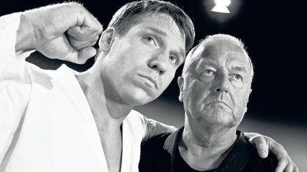 Der alte und der neue Marquardt. Hanno Koffler (l.) mit dem Ex-Zuhälter, den er in „Härte“ darstellt.