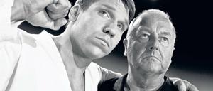 Der alte und der neue Marquardt. Hanno Koffler (l.) mit dem Ex-Zuhälter, den er in „Härte“ darstellt.