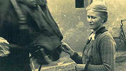 Akribisch Tagebuch geführt. Erika Zimmermann als junge Frau.