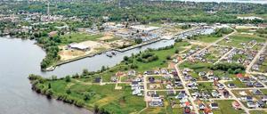 Die Baustelle der Blütentherme ruht. Bürgermeisterin Saß geht davon aus, dass nach dem Gerichtstermin "mehrere kurzfristige Entscheidungen" zu treffen sind.