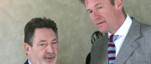 Oberbürgermeister Jann Jakobs und Springer-Chef Döpfner.