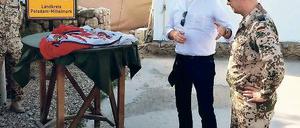 Truppenbesuch. Dietmar Woidke als erster Ministerpräsident in Afghanistan.