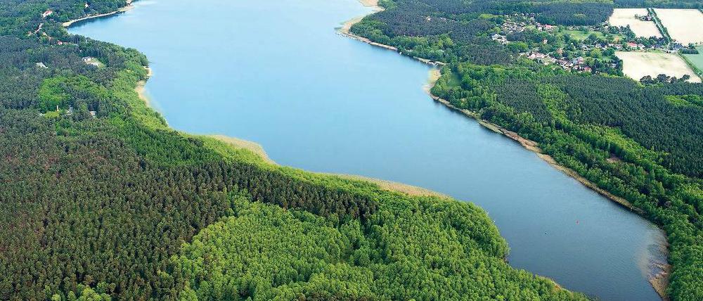 Versteckt unter Bäumen. Hier am Storkower See soll sich 2012 die Entführung eines Berliner Bankers zugetragen haben. Laut Staatsanwaltschaft kommt dafür nur ein ehemaliger Dachdecker aus Berlin infrage. Dabei gibt es am Alibi eines Ex-Polizisten, dessen Spur die Ermittler nicht konsequent verfolgten, nach wie vor Zweifel.