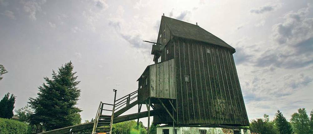Die Windmühle in Fahrland hat schon bessere Zeiten erlebt.