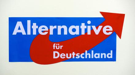 Königer warb für seine Partei in einer Kaufhalle.