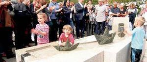 Im Fluss. Der neue Trinkwasserbrunnen im Beelitzer Lustgarten.