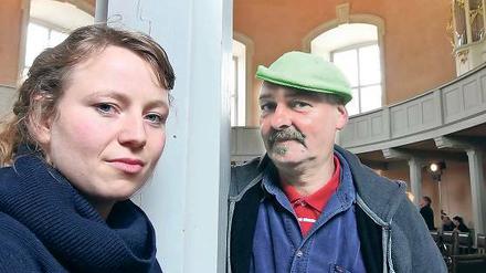 In Warteposition. Clara Schoeller soll Recha, Teo Vadersen Nathan spielen.