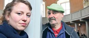 In Warteposition. Clara Schoeller soll Recha, Teo Vadersen Nathan spielen.