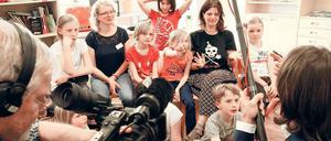 Siegessicher. Die Schüler sind sicher, dass ihr Film gewinnt.