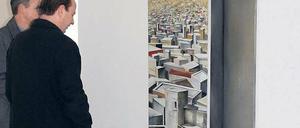 Menschen vor leeren Landschaften. Katrin Günthers Kunst im Waisenhaus.