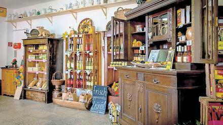 Im hofeigenen Laden gibt es alles rund um den Spargel.