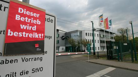 Ab Donnerstag wurde auch in Potsdam gestreikt.