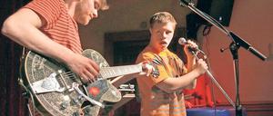 Band noch ohne Namen. Probe für das „Bewegend anders“-Festival