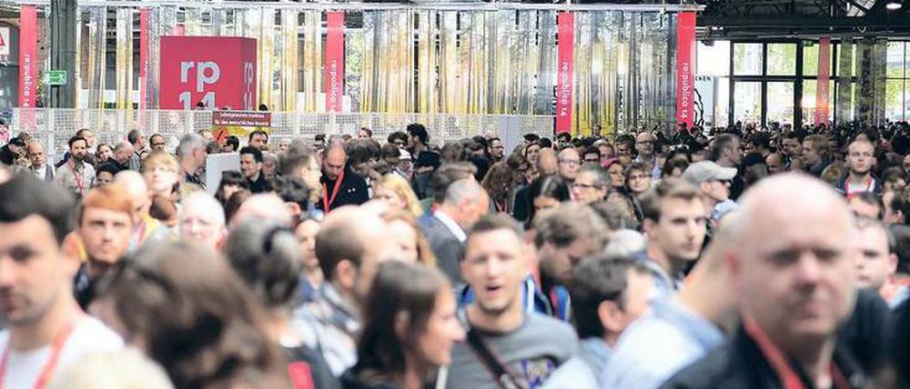 Publikumsmagnet. Auch zur „re:publica“ 2014 kamen etwa 6000 Teilnehmer.