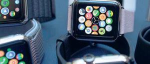 Die Apple-Watch: Zwischen 38 Modellen kann gewählt werden. Die Preise bewegen sich zwischen 400 und 18000 Euro.