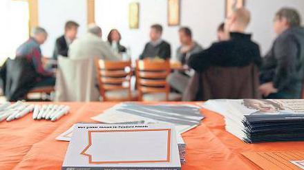 Unbeschriebenes Blatt. Die Stadtdialoge markierten den Start der Aktion.