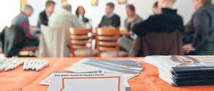 Unbeschriebenes Blatt. Die Stadtdialoge markierten den Start der Aktion.