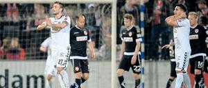 Da hilft kein Bitten. Maxi Zimmer verzweifelt an vergebenen Chancen.