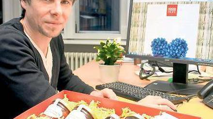 Markus Jeroma vertreibt regionale Lebensmittel.