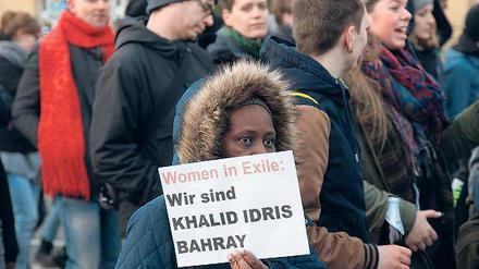 Solidarität. Auch Migranten beteiligten sich an dem Gedenkmarsch.