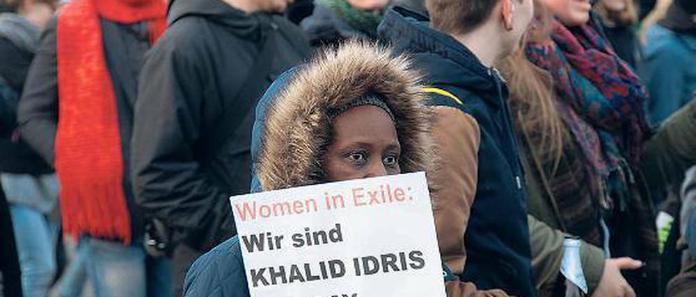 Solidarität. Auch Migranten beteiligten sich an dem Gedenkmarsch.