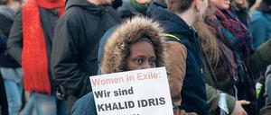 Solidarität. Auch Migranten beteiligten sich an dem Gedenkmarsch.