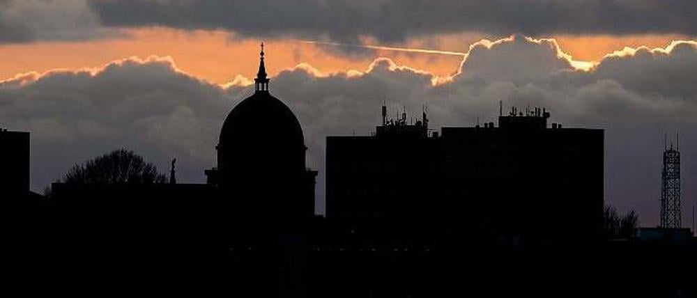 Eine Silhouette der Stadt Potsdam (Symbolbild).