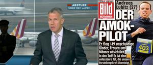 "RTL aktuell" mit Anchorman Peter Kloeppel und "Bild" entschieden sich dafür, den Kopiloten Andreas L. beim vollen Namen zu nennen.