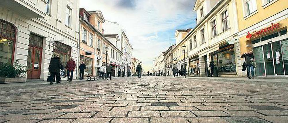 Einkaufsmeile. Die Händler in der Brandenburger Straße fürchten neue Konkurrenz vom Stern-Center.