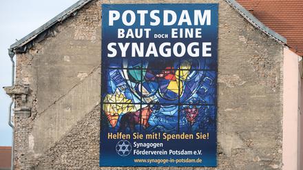 An dieser Stelle ist der Neubau einer Synagoge geplant.
