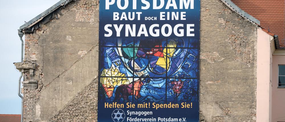 An dieser Stelle ist der Neubau einer Synagoge geplant.