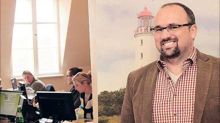 Bodenständig und erfolgreich. 2010 ist Best-Search-Chef Carsten Gersdorf (r.) mit seiner Firma aus Berlin nach Potsdam gezogen. Die Gründerszene der Hauptstadt war ihm zu sehr auf Wachstum und schnellen Gewinn fokussiert. Zuletzt konnte der Berliner allerdings ebenfalls seinen Gewinn verdoppeln.
