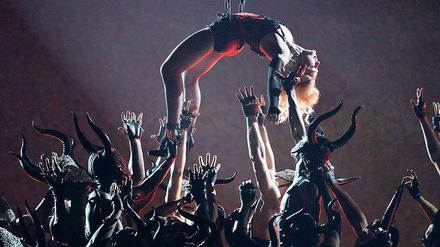 Klassikerehren. Madonna während ihres Auftritts bei der Grammy-Verleihung.