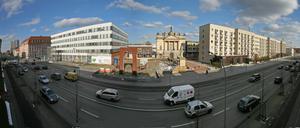 Der B-Plan sieht rund um die irgendwann wieder aufgebaute Garnisonkirche einen Stadtplatz vor - auch dort, wo heute das Studentenwohnheim in der Breiten Straße steht.