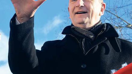 Ganz lustig. Ministerpräsident Dietmar Woidke war beim Lausitz-Karneval.