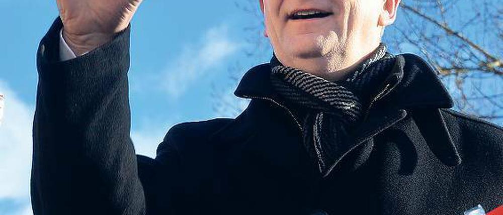 Ganz lustig. Ministerpräsident Dietmar Woidke war beim Lausitz-Karneval.