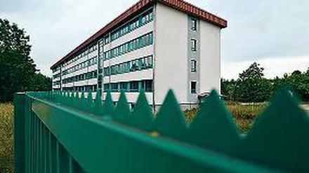Im Umbau. Die alte Lausitzkaserne wird zum Flüchtlingsheim.