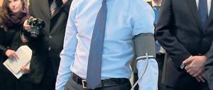 Die Ruhe selbst. Der Blutdruck von Jyrki Katainen ist im grünen Bereich.