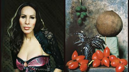 Der Bruch in der Wahrnehmung.Das Diptychon „Alexia Santillan, 30 Jahre; und naturaleza muerta con lagarto negro; Amazonien 2013“.